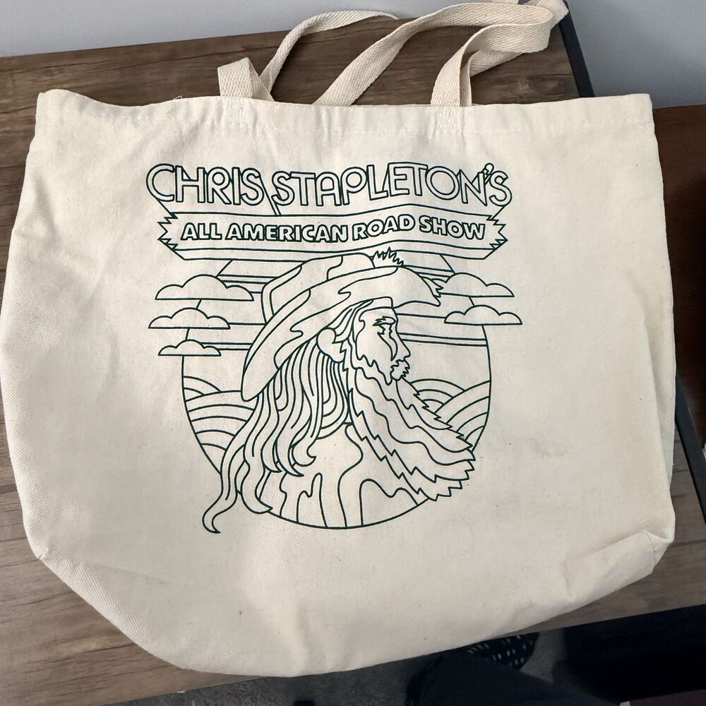 Chris Stapleton All American Road Show Canvas Tote Bag